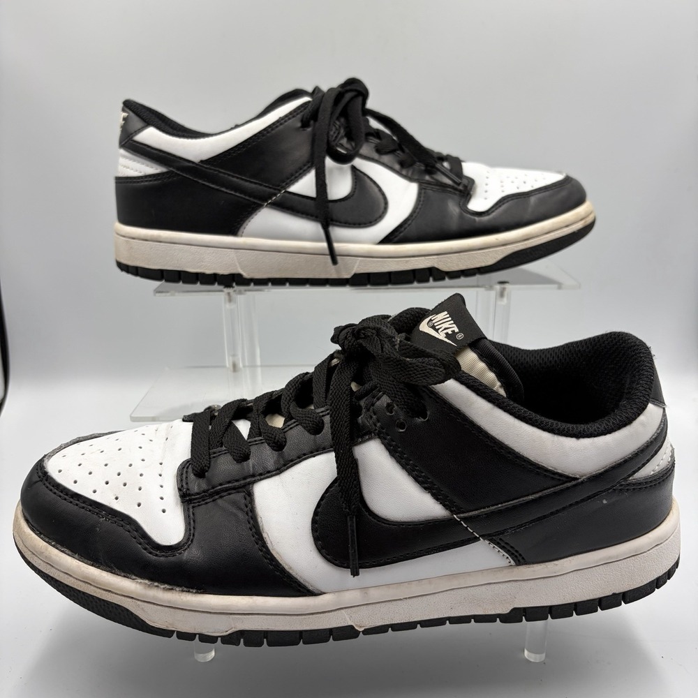 Nike Mens Dunk Low DD1391-100 Black White Low Top Lace-Up Sneaker Shoes Size 8